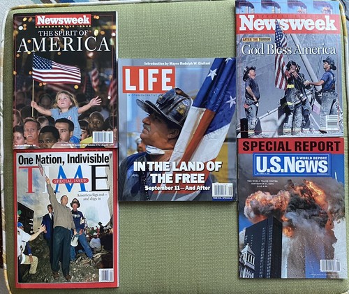 9.11 米同時テロ特集 TIME誌＋Newsweek誌 US版（4冊セット