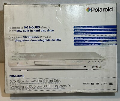 Polaroid DRM-2001G DVD Recorder with 80 GB Hard Drive - NEW!