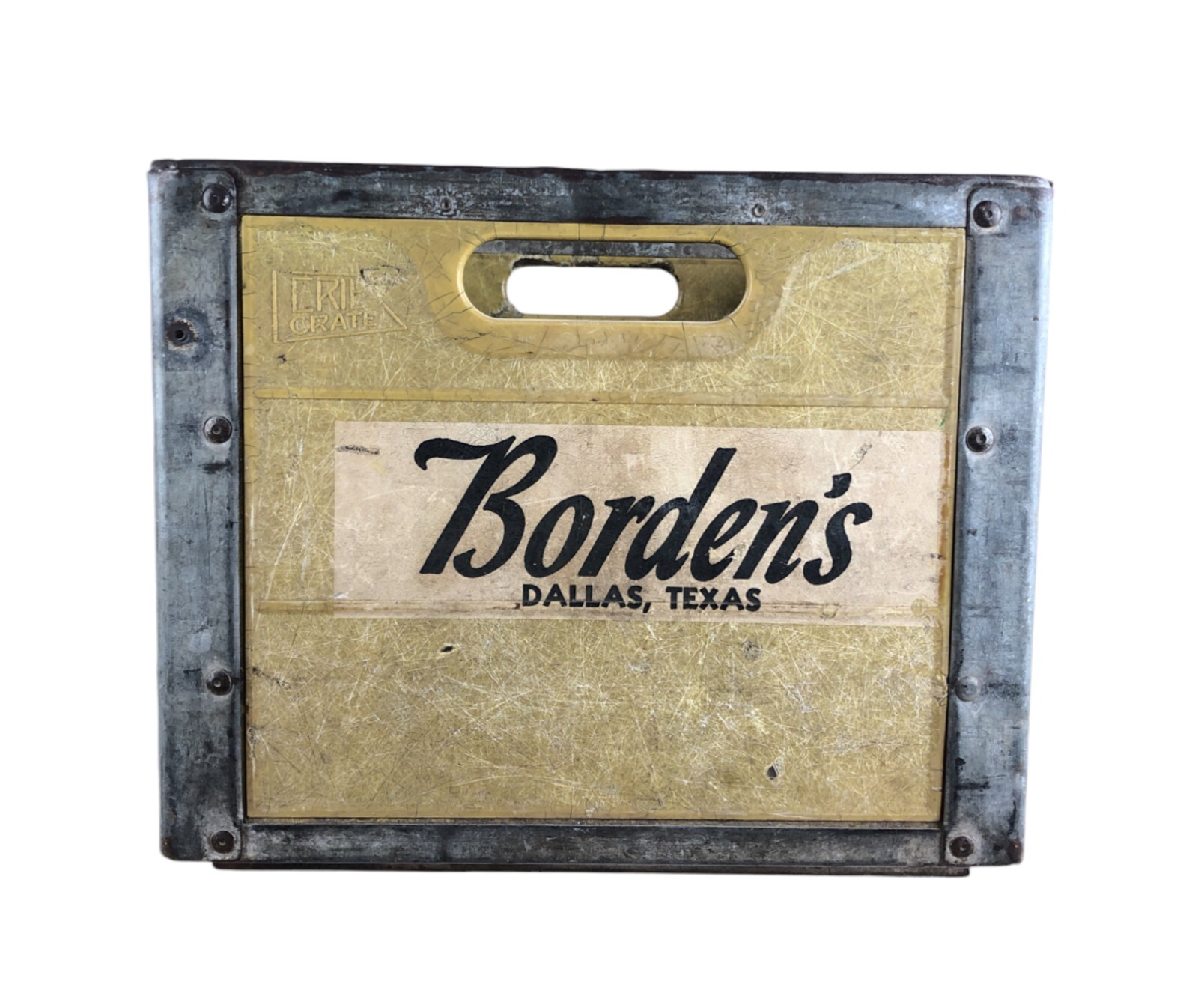 60's BORDEN'S ヴィンテージ ミルククレート アメリカ 木箱 60's