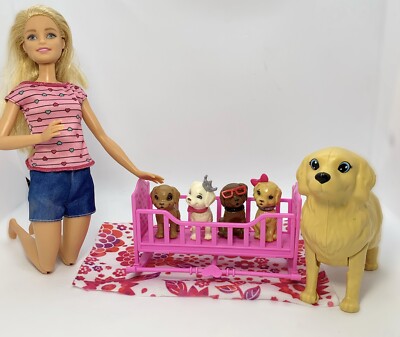 barbie puppy cradle