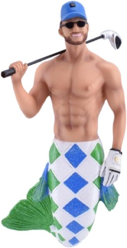 December Diamonds 55-55443 Merman Ornament, Putt Sinker 