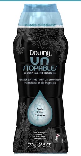 Lot Of 2 Super Big Downy Unstopables In-Wash Scent Booster Beads FRESH, 26.5 oz