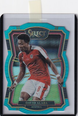 Panini Select 2017 2018 Football No 193 David Alaba Die Cut Purple 3/149