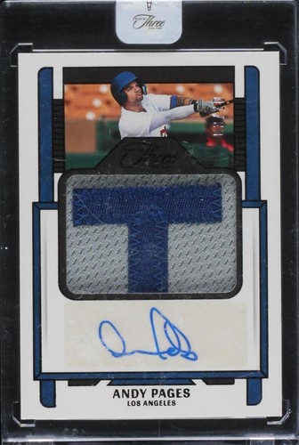 2023 Panini Three and Two - Andy Pages #AJ-AP