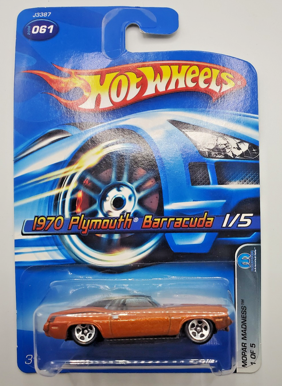70 Plymouth Barracuda - HW Roadsters - new on Blister Card !!
