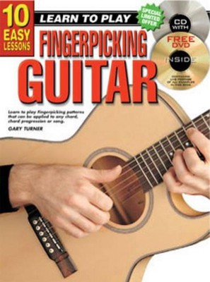 10 Easy Lessons - LTP Fingerpicking Guitar: With Poster by Gary Turner (English)