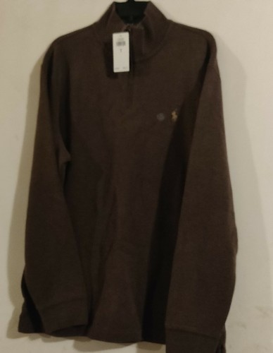 Polo Ralph Lauren ニット・セーター L 0401125Y0043 POLO RALPH LAUREN L Men's 1/4 Zip Sweater 100% Cotton Nutmeg