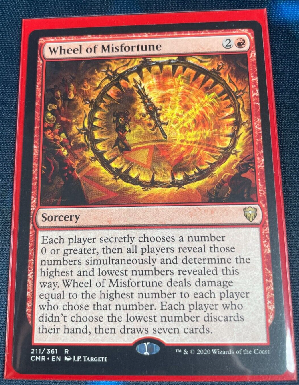 MTG Magic the Gathering Wheel of Misfortune (211/794) Commander