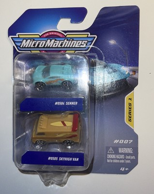 Micro Machines 2 pack, Series 1 #007 Senner Sky high Van