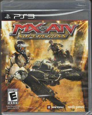 Mx vs. ATV: Supercross PS3 (Brand New Factory Sealed US Version) Playstation 3,