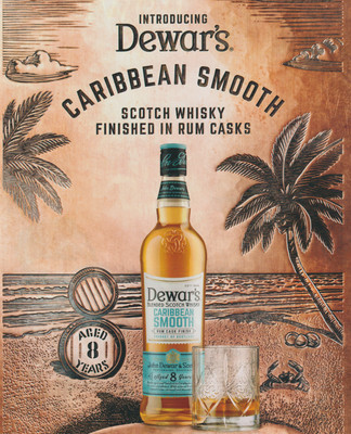 2019 Dewar's Caribbean Smooth Scotch Whisky Print Ad Advertisement 12''x9.5''