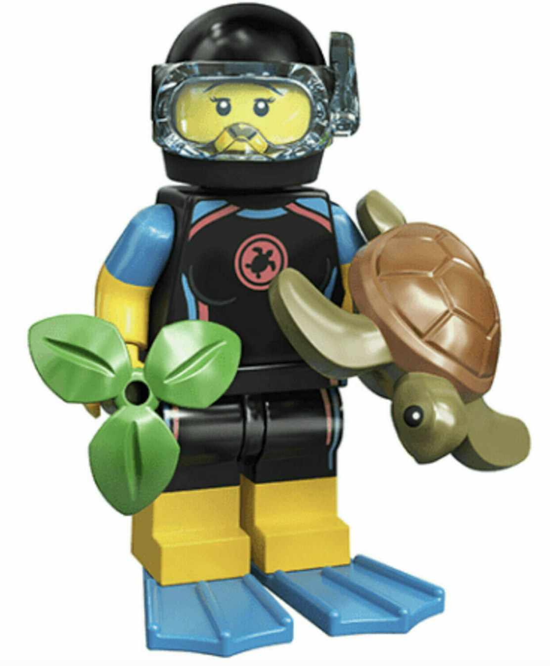 Minifigure:Marine Biologist w/ Turtle:LEGO NEW SERIES 20 MINIFIGURES 71027 MINIFIGS ALL 16 YOU PICK & WITH STAND