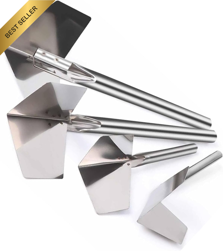 4 Pcs Drywall Corner Tool, Stainless Steel Sheetrock External Corner Trowel & In