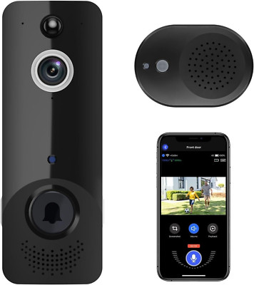 Video Doorbell HD Camera Wi-Fi Wireless Ring Doorbell Security Motion Detection