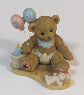 Happy Birthday Two You, Cherished Teddies, Excellent Condition, 4020573, 2010