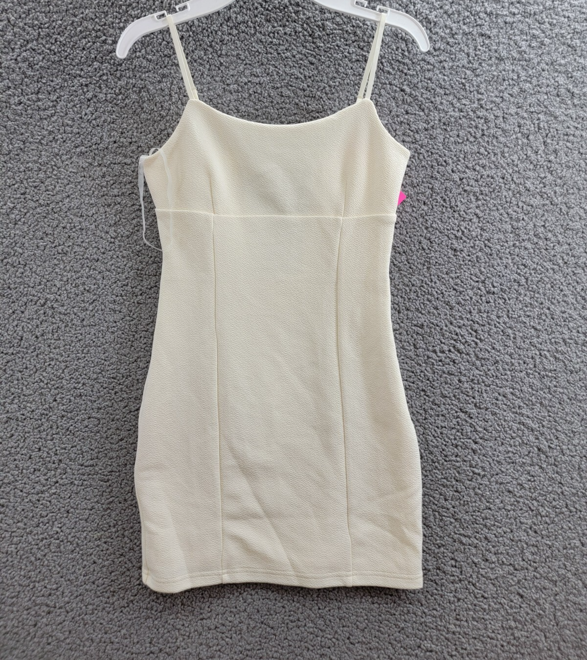 With Jules Sleeveless Bow-Back Ponte-Knit Dress Big Girls L Cream Zip Closure - Picture 2 of 15
