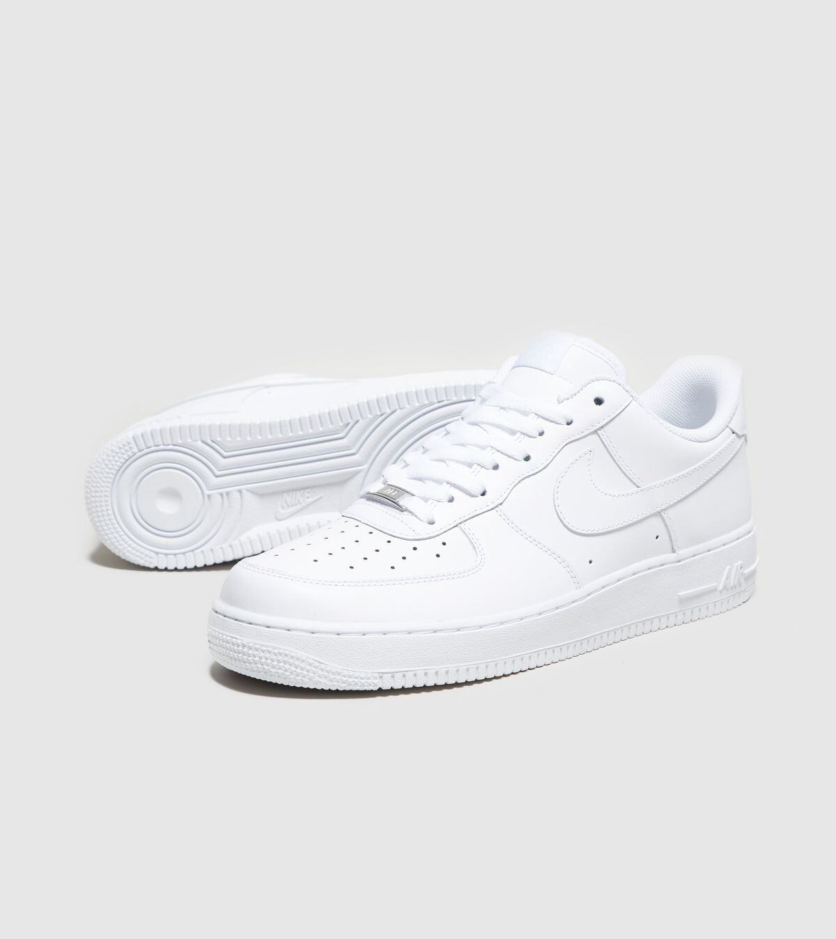 white low top nike air forces