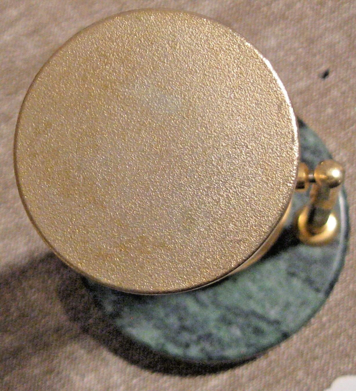 VINTAGE 3 MINUTE EGG TIMER BRASS GLASS ROUND MARBLE BASE KITCHENWARE EGG TIMER