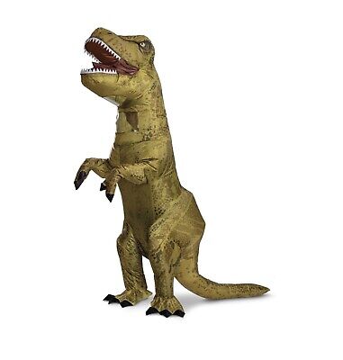Adult Jurassic World Inflatable T-Rex Dinosaur Unisex Halloween Costume Disguise
