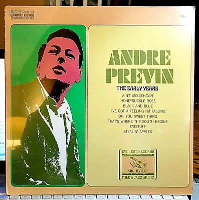 SEALED Andre Previn LP -The Early Years - Everest FS217, 1970 (1958 Recordings) 