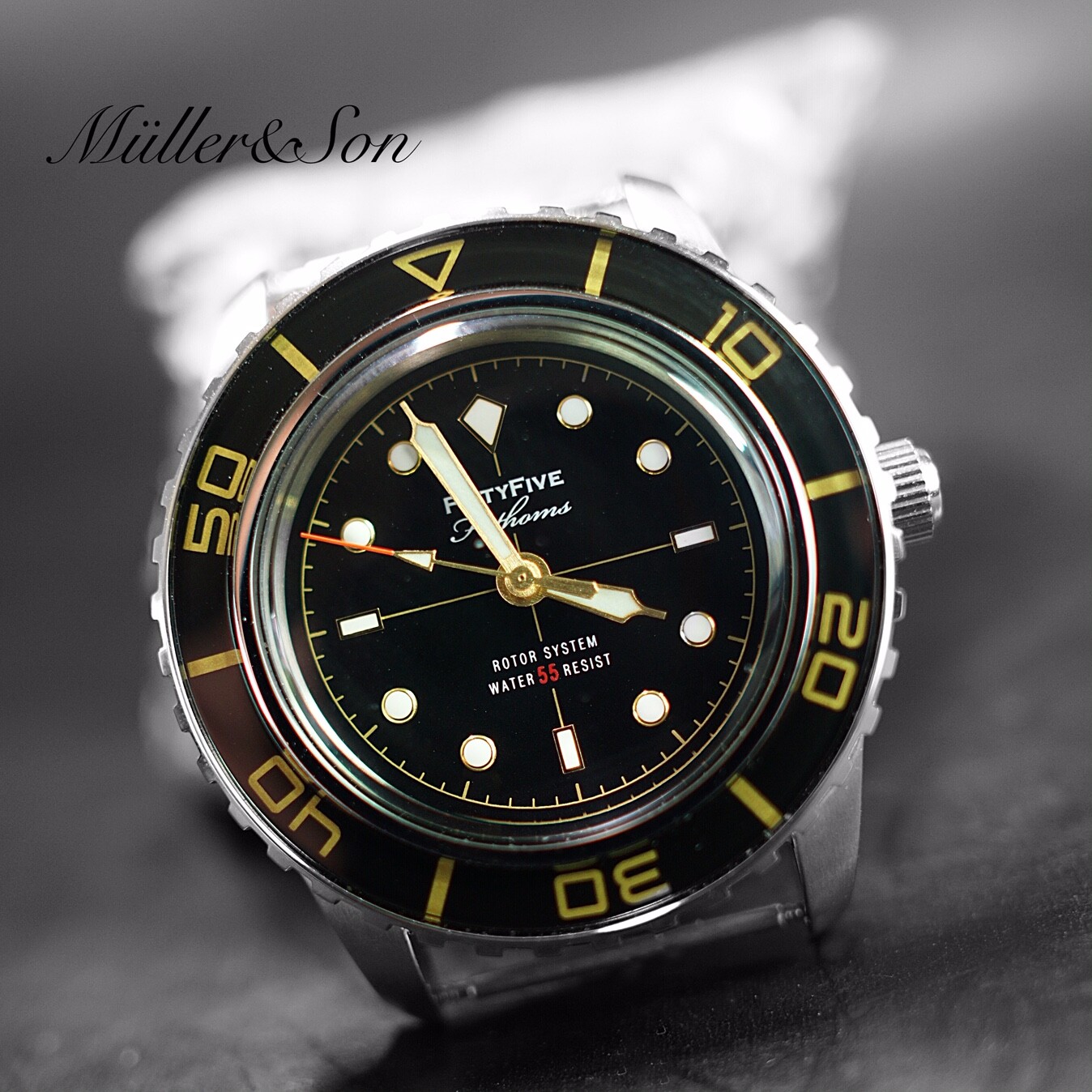55 fathoms dial