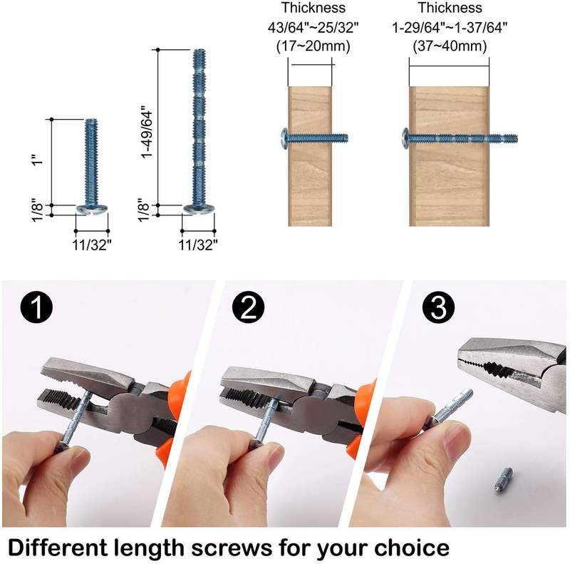 6 Pack Brushed Satin Nickel Cabinet Pulls 3 Inch(76Mm) Hole Center Cabinet Hardw