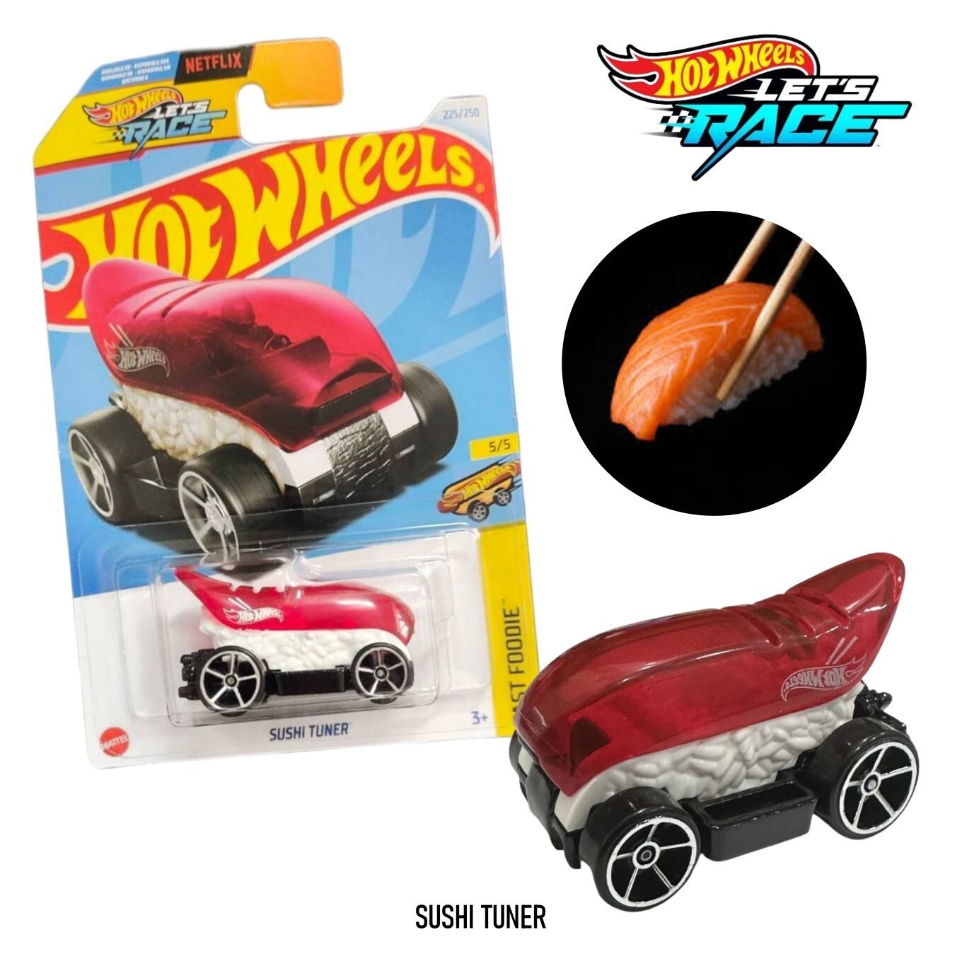 hot wheels sushi truck
