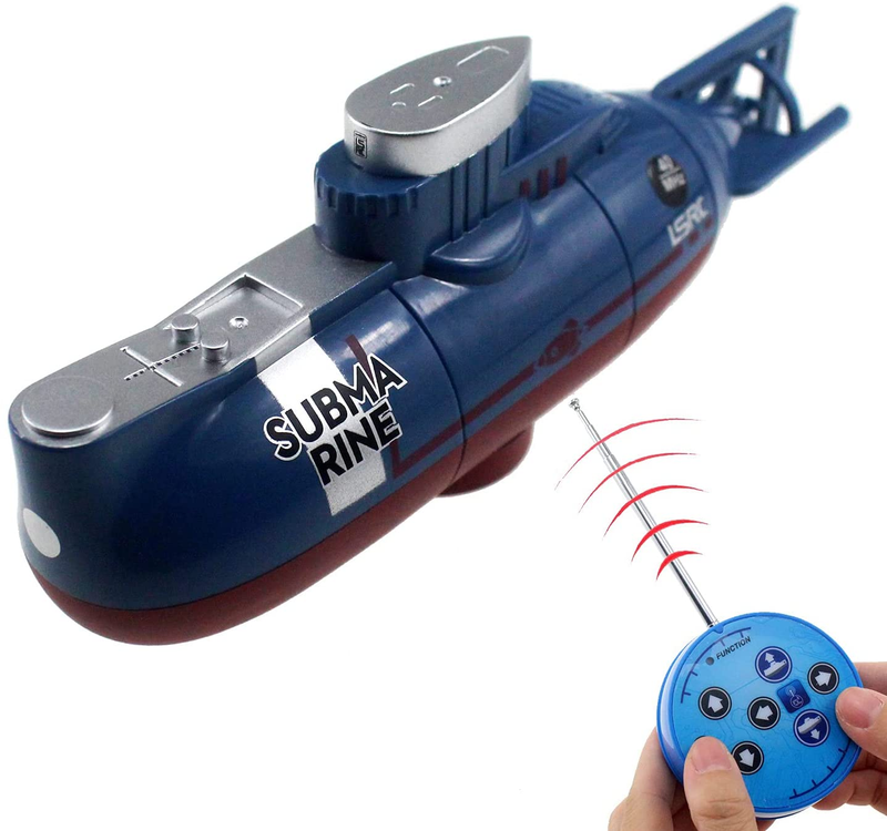 Tipmant RC Submarine Toy Remote Control Boat Ship Electric Dive for Fish Tank Wa