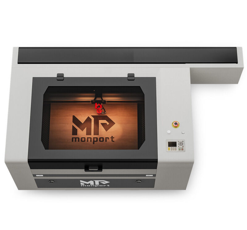 Monport Autofocus Laser 80w Co2 Laser Engraver Cutter Machine 24
