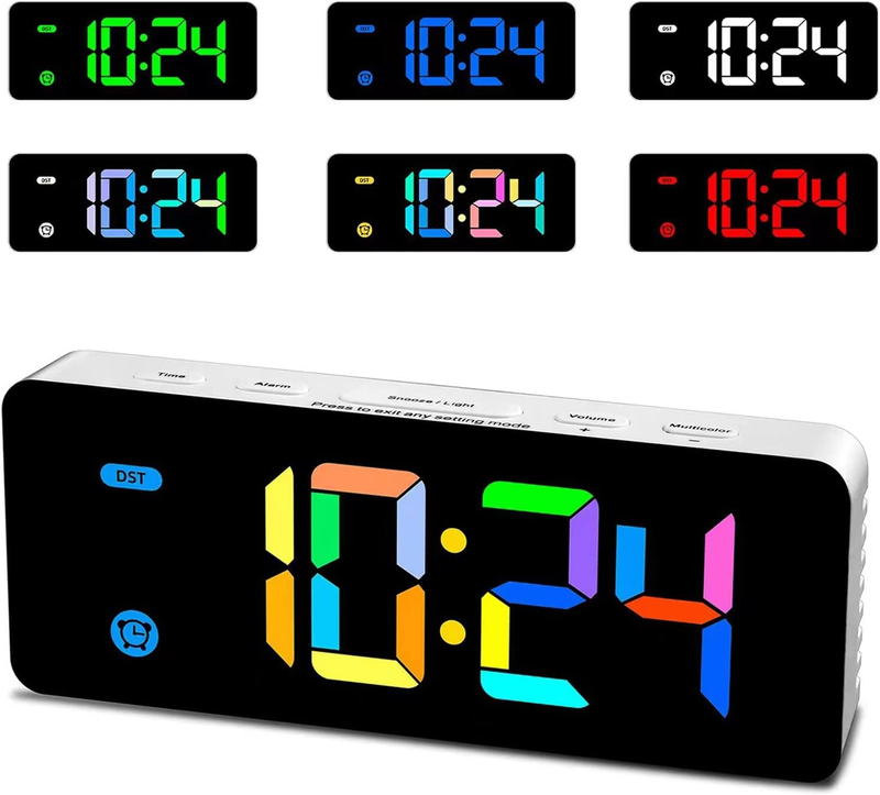For Kids Bedrooms Small Digital Clock Usb&battery Operated W