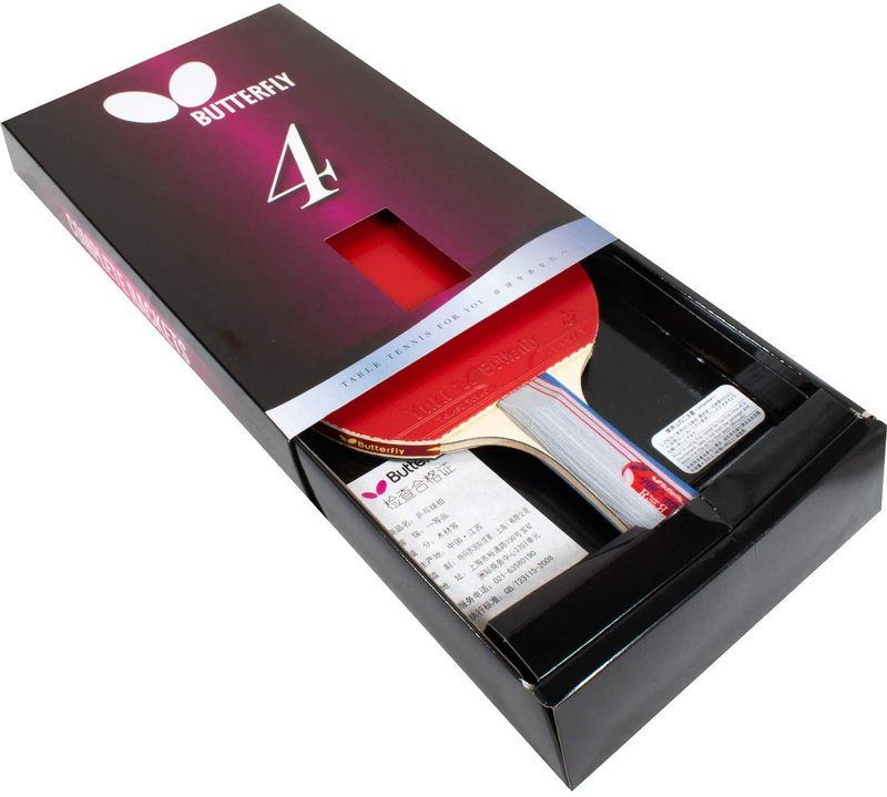 Butterfly 401 Table Tennis Racket Set - 1 Ping Pong Paddle 1 Ping Pong Paddle