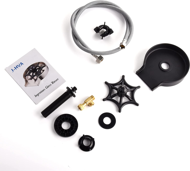 2022 Newest Metal Glass Rinser for Kitchen Sink - 360&deg; Rotary Cup Washer, Faucet