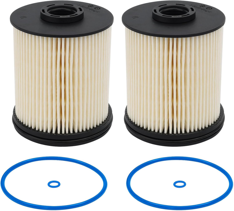 2 Pack TP1015 Fuel Filter Compatible with 2017-2024 Chevy Cruze, Silverado, GMC, Sierra 6.6L & 3.0L Duramax Fuel Filter