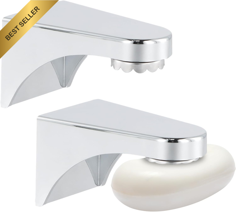 2 PCS Magnetic Soap Dish – Wall Mounted Stainless Steel Soap Holder, Wall Hangin