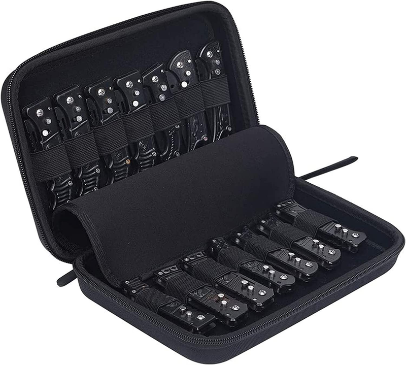 Display Case With 14 Slots, Knife Case, Folding Knife Holder Organ