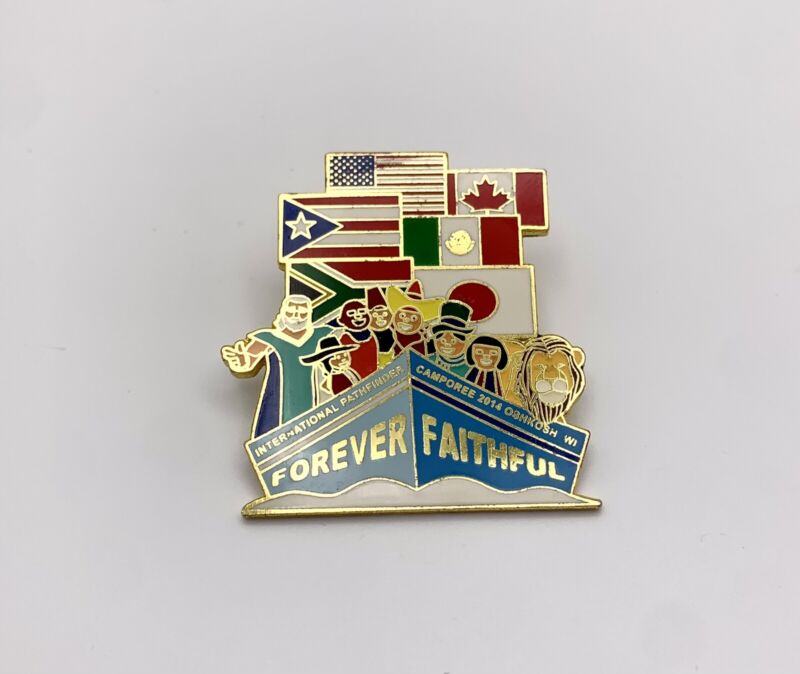 Forever Faithful International Pathfinder Camporee Pin 2014 Oshkosh WI