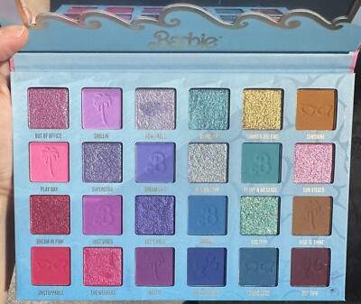 Glamlite Barbie Dream Summer Eyeshadow Palette New In Box