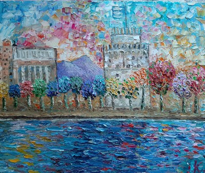  Peinture à l'huile,61x50cm. 12 F