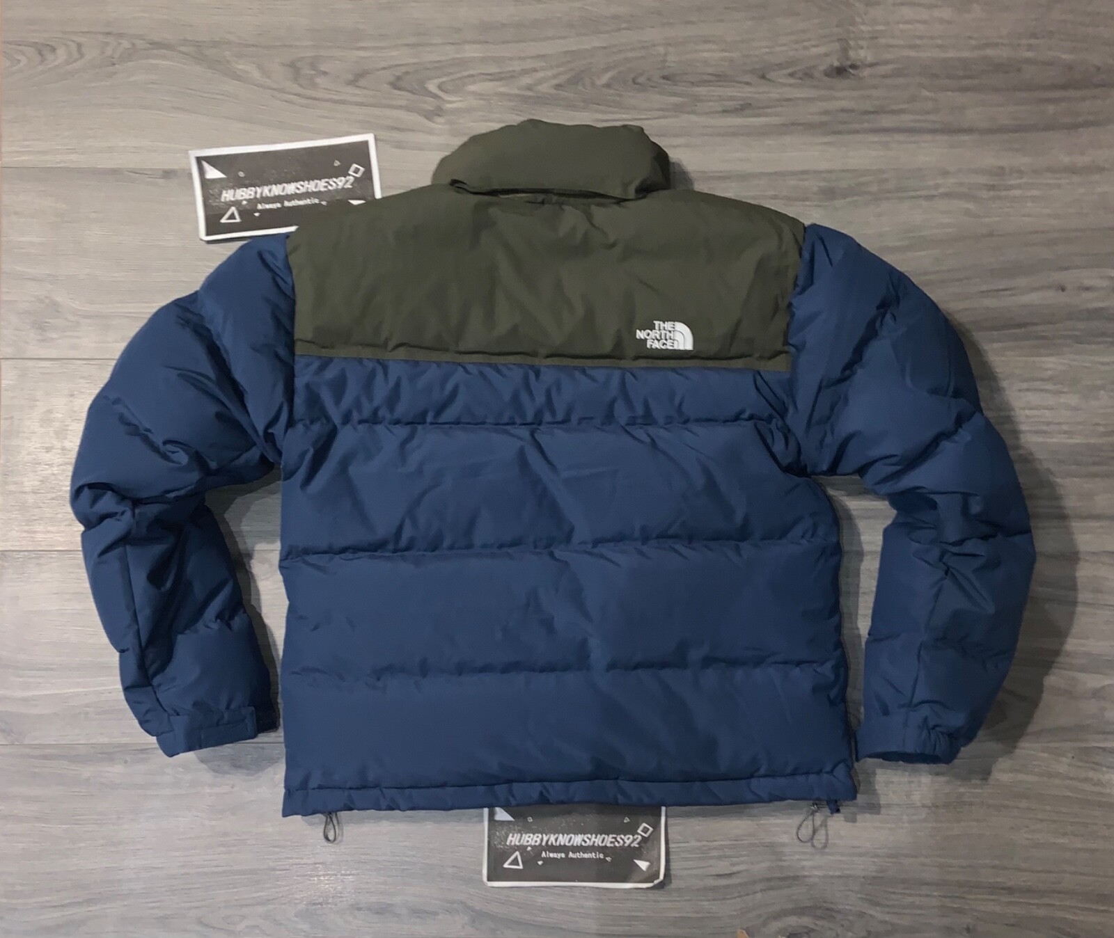 THE NORTH FACE THE NORTH FACE MEN’S BLUE GREEN 1992 LOW FI HI TEK NUPTSE 700-DOWN JACKET