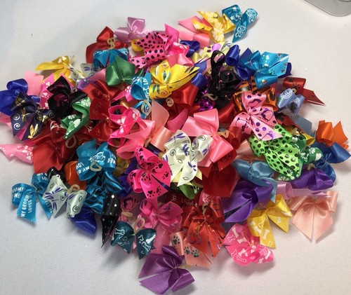 Dog Bows Pet Grooming Bows . Topknot Bows And Ear Bows Variety 100( 50 Pair) USA