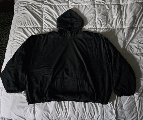Yeezy Gap Engineered By Balenciaga Padded Logo Hoodie Black