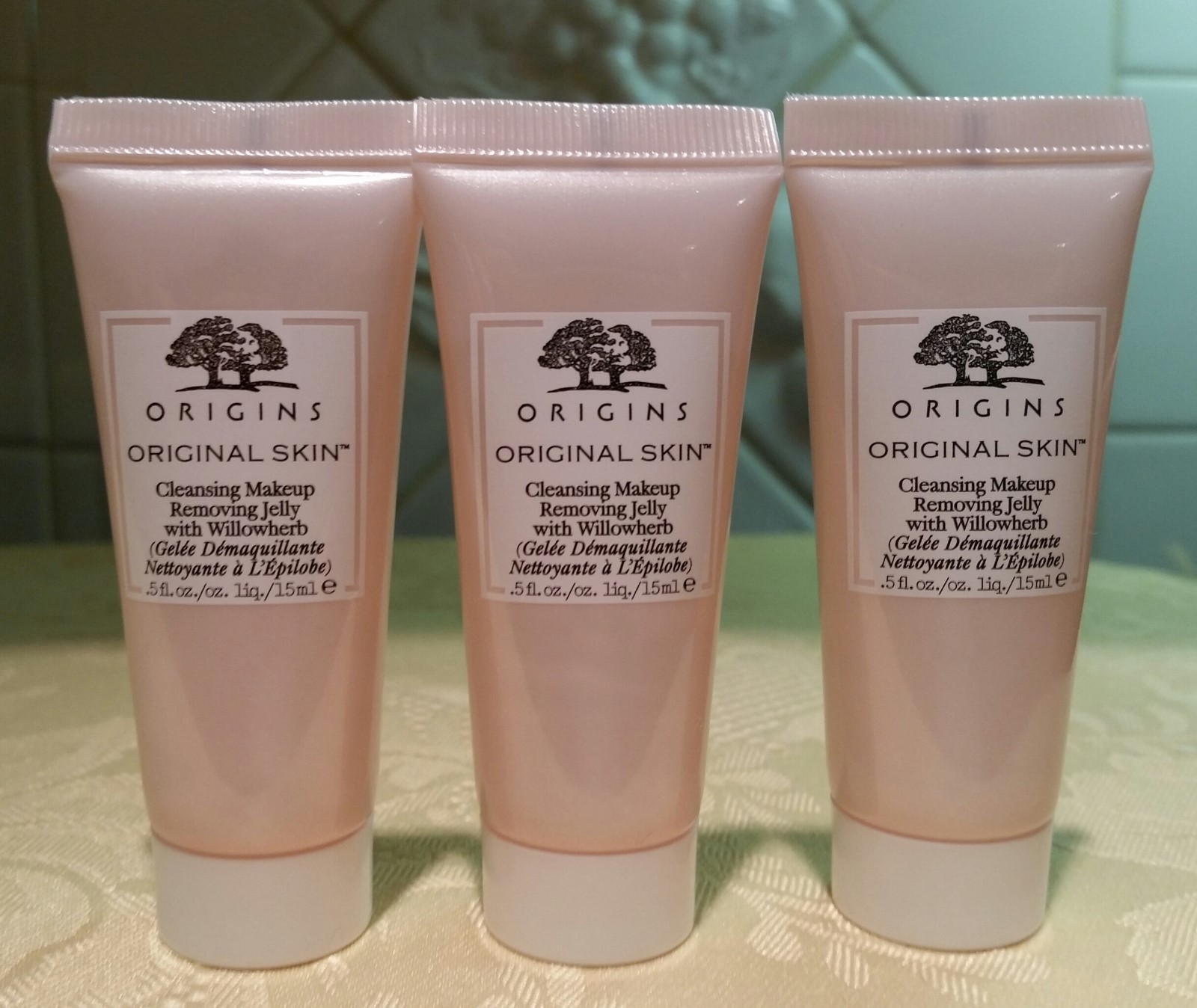 Origins Original Skin Cleansing Makeup Removing Jelly Cleanser .5oz X 3 = 1.5 oz