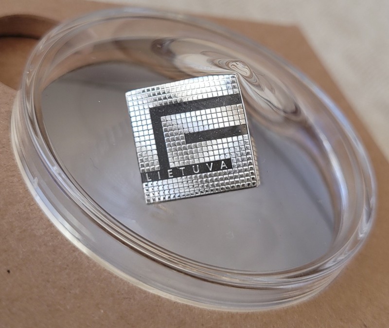 Litauen Lithuania 20 â¬ SilbermÃ¼Nze 2024 Proof-Like Ag KÃ¼Nstliche Intelligenz