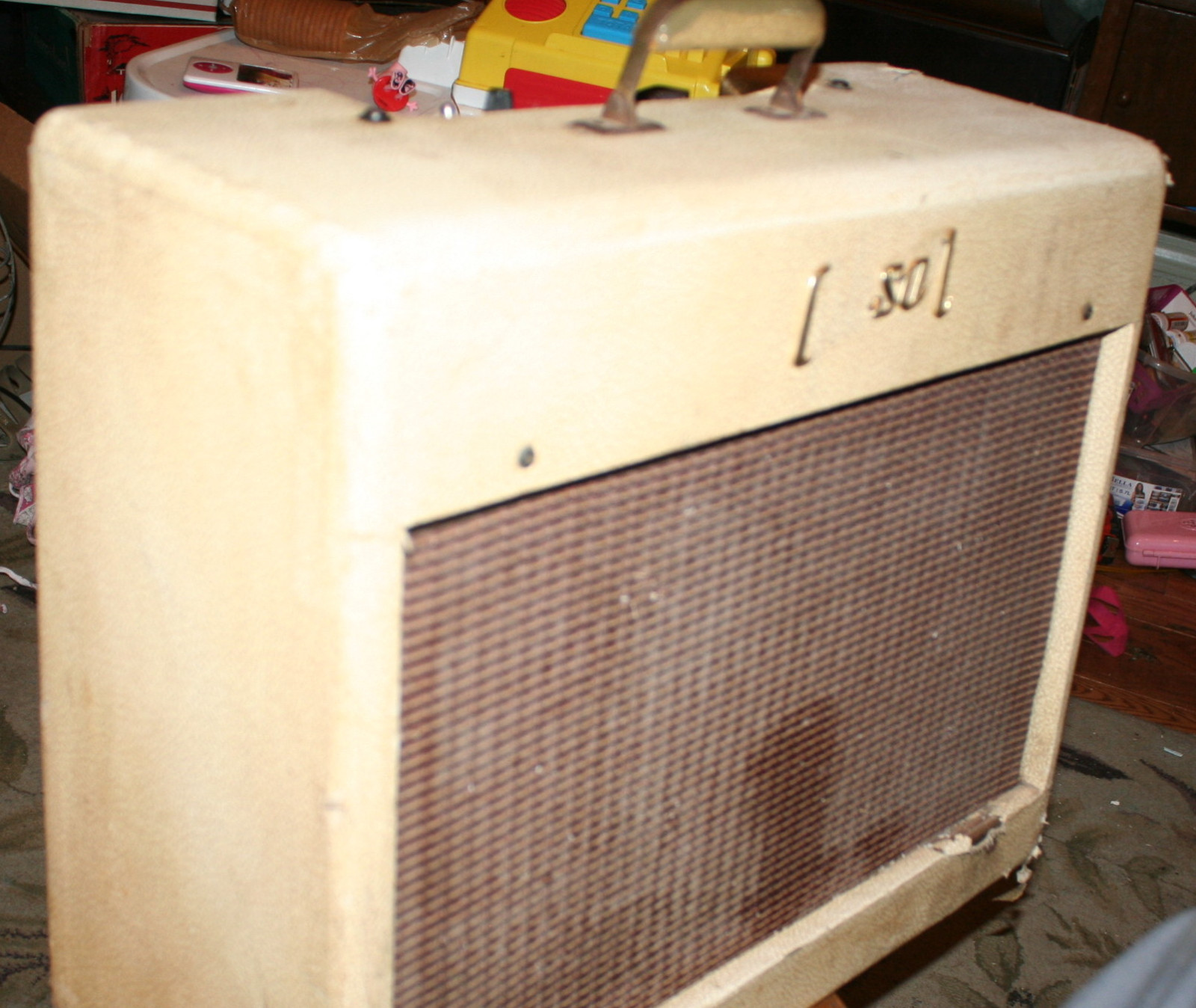 1958 Vintage Gibson Gibsonette Tube Guitar Amp Amplifier GA-8 Honest Original