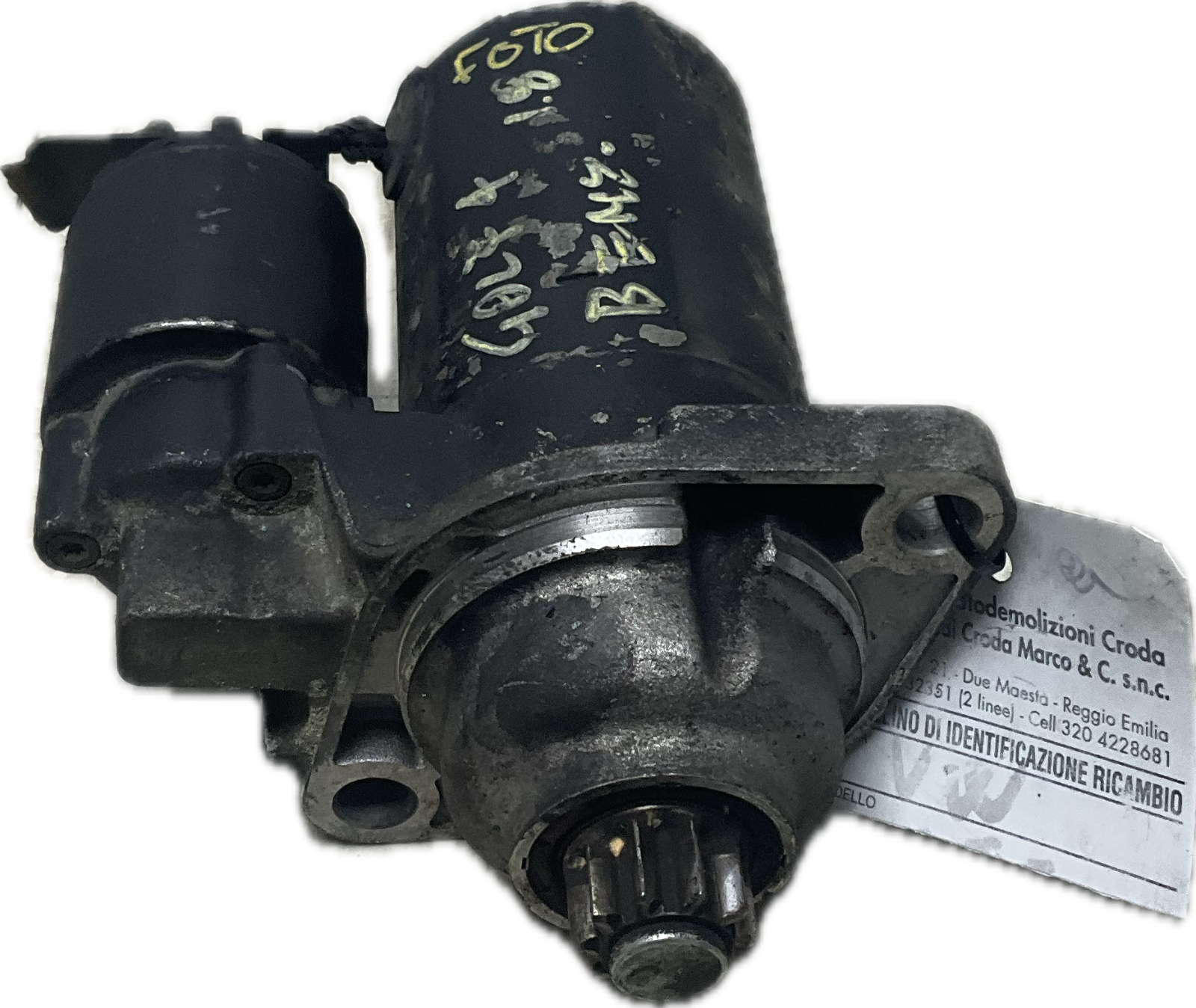 Motorino avviamento per modello VOLKSWAGEN AUDI codice 02A911023L 0001121008