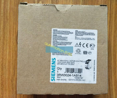 New SIEMENS 1PC In Box 3RW30241AB14 3RW3024-1AB14 fedex or DHL
