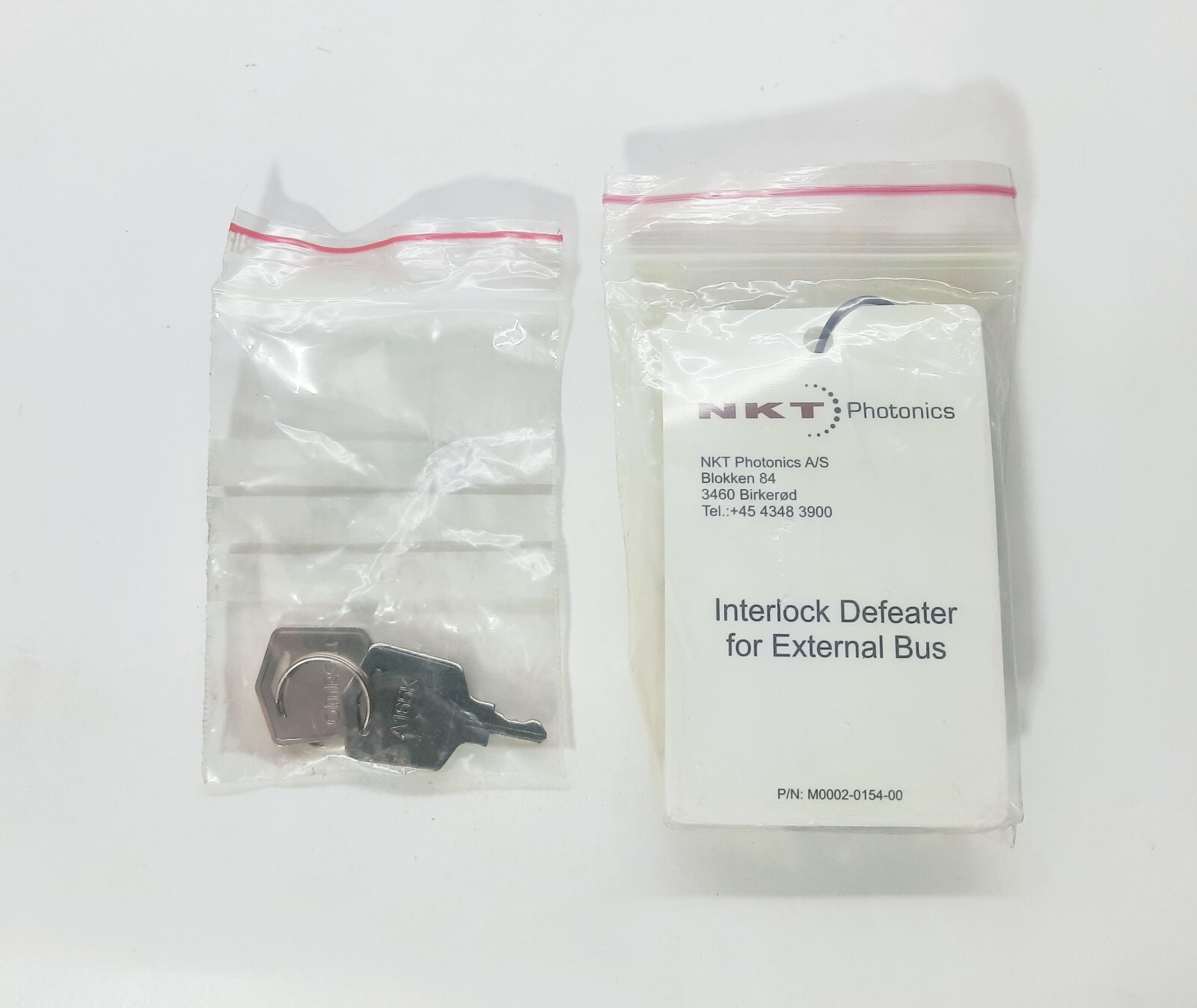 NKT Photonics BUS Defeater A911-100-007 with Spare keys for