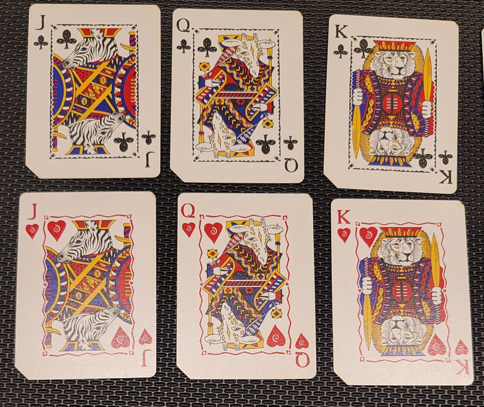 Vintage The Reserve Casino Playing Cards Complete Deck African Animals Themed