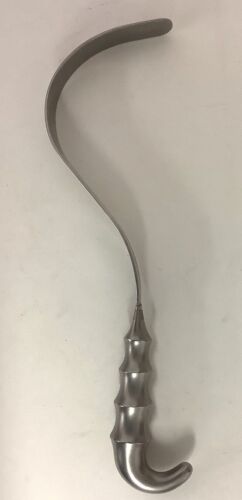 Aesculap BT611R Surgical Instruments Stainless Deaver Retractor 1" Blade w/Grip
