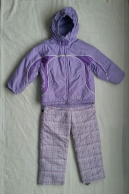 snowsuitAlpine Design jacketwaterproofgrow tucks White Sierra bibgirls 56